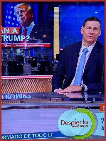 Attorney Alfredo A. Izaguirre on Univision discussing President Trump and potential criminal charges